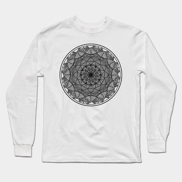 Mandala Long Sleeve T-Shirt by Ugababa